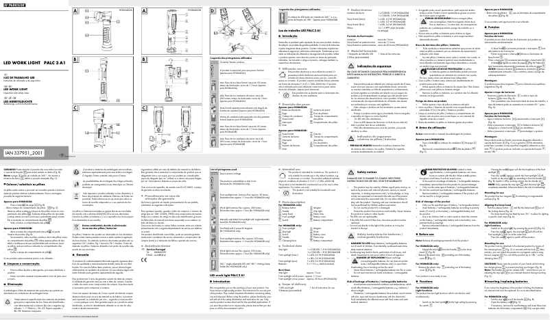 First page image of the manual for PALC 3 A1