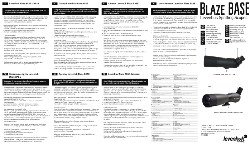 Page 1 of the manual User Manual Levenhuk Blaze BASE 60