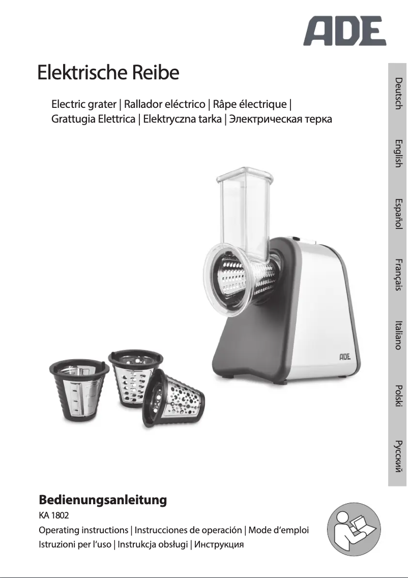 Page 1 of the manual User Manual ADE KA 1802