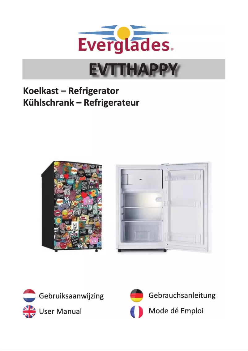 First page image of the manual for EVTTHAPPY