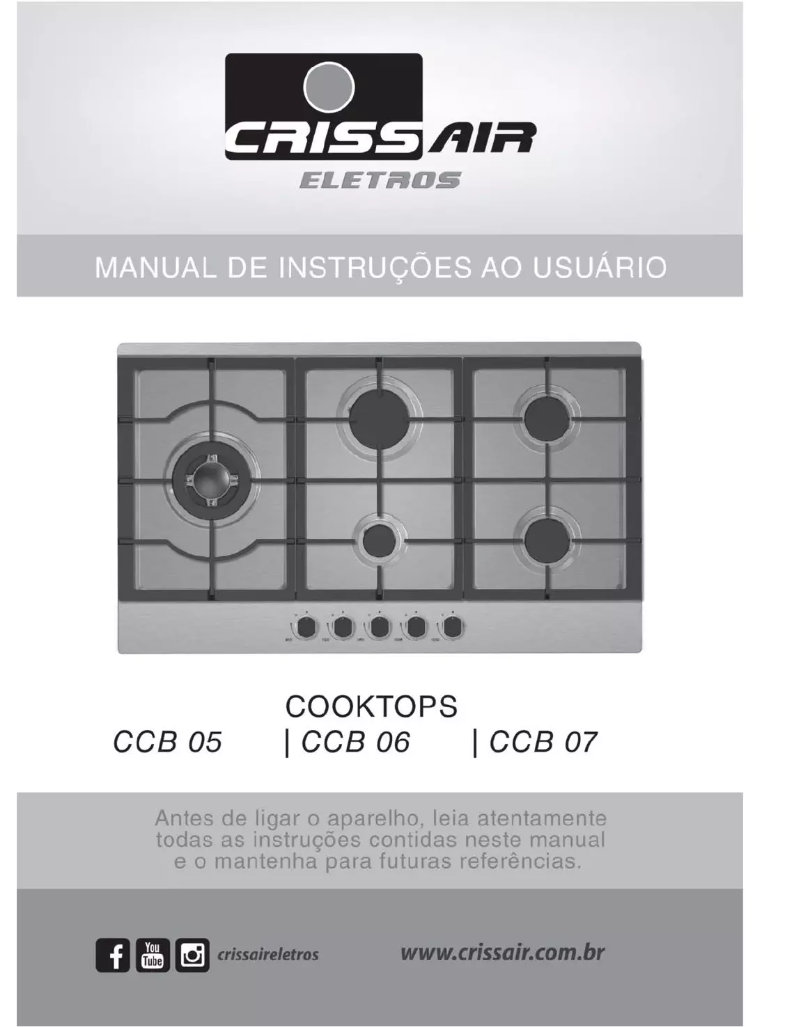 Page 1 of the manual User Manual Crissair CCB 05 G4