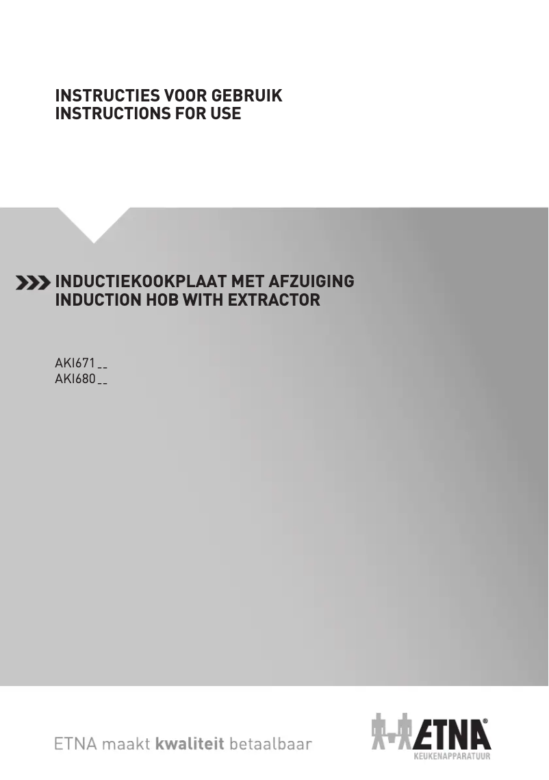 First page image of the manual for AKI680ZT