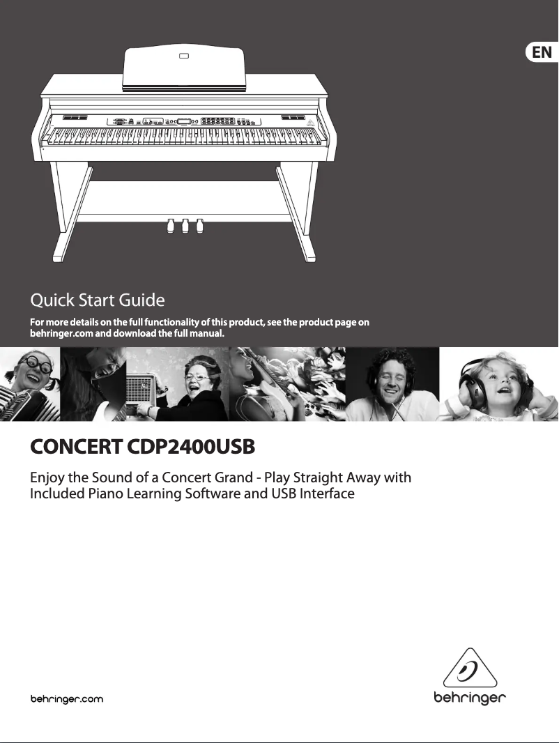 First page image of the manual for Concert CDP2400USB