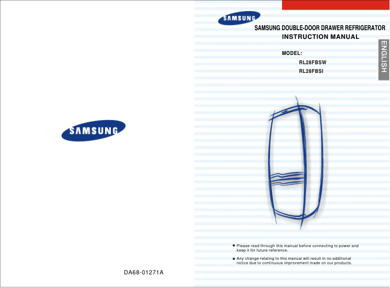 Page 1 of the manual User Manual Samsung RL28FBSW