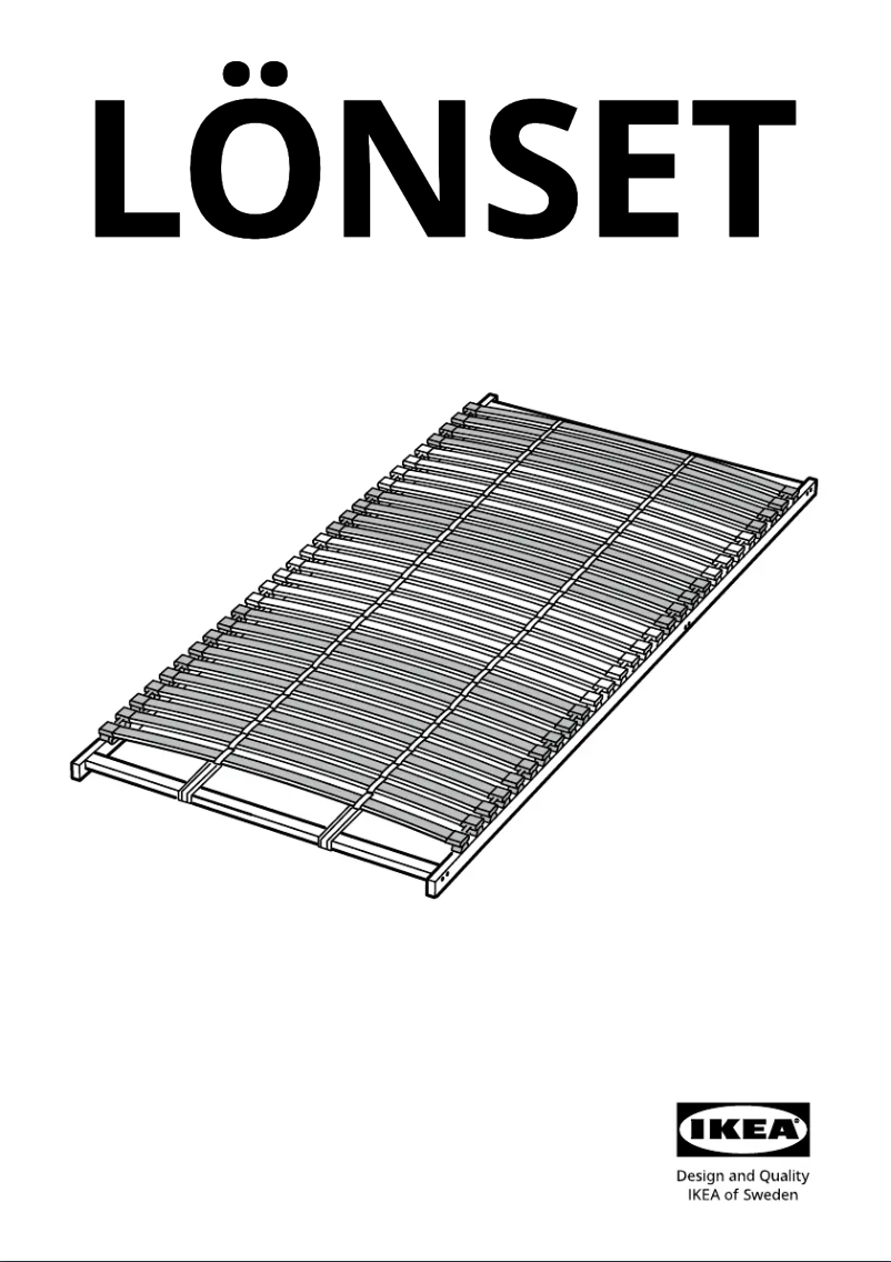 First page image of the manual for LÖNSET 902.783.43