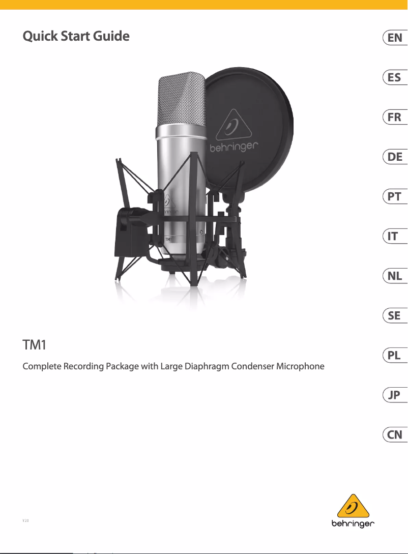 First page image of the manual for TM1