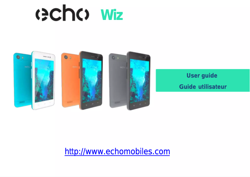 Page 1 of the manual User Manual Echo Wiz