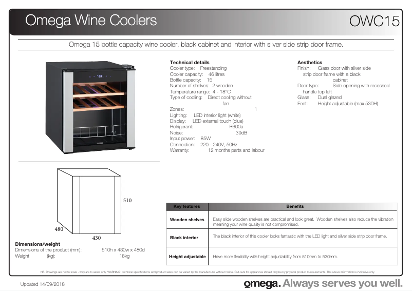 First page image of the manual for OWC15