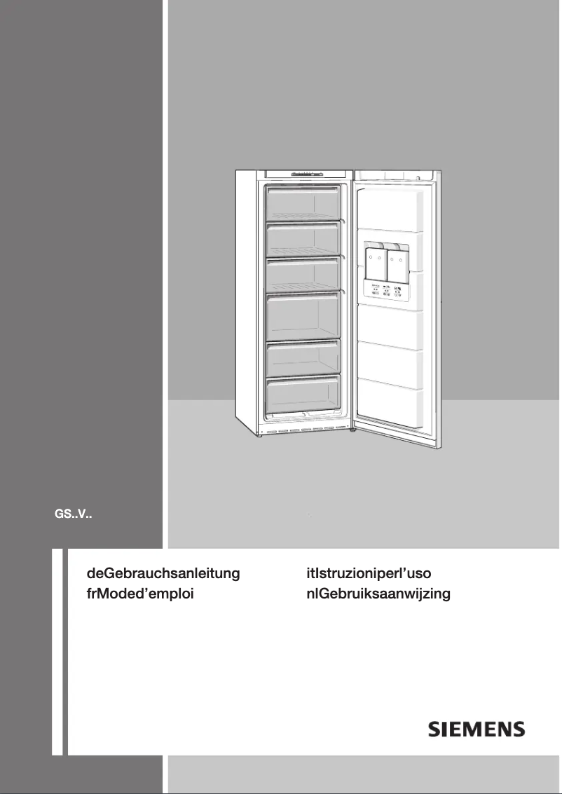 First page image of the manual for GS26VE30