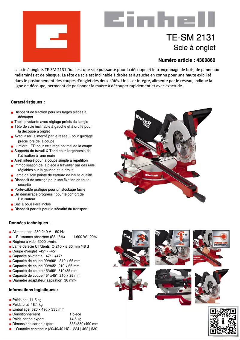 First page image of the manual for TE-SM 2131 Dual