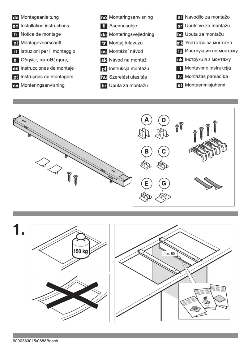 Page 1 of the manual User Manual Bosch HEZ394301