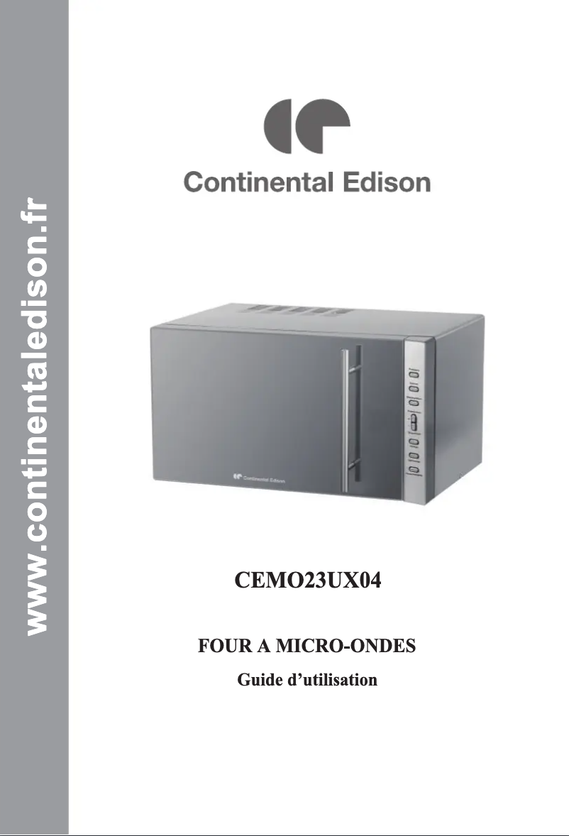 First page image of the manual for CEMO23UX04