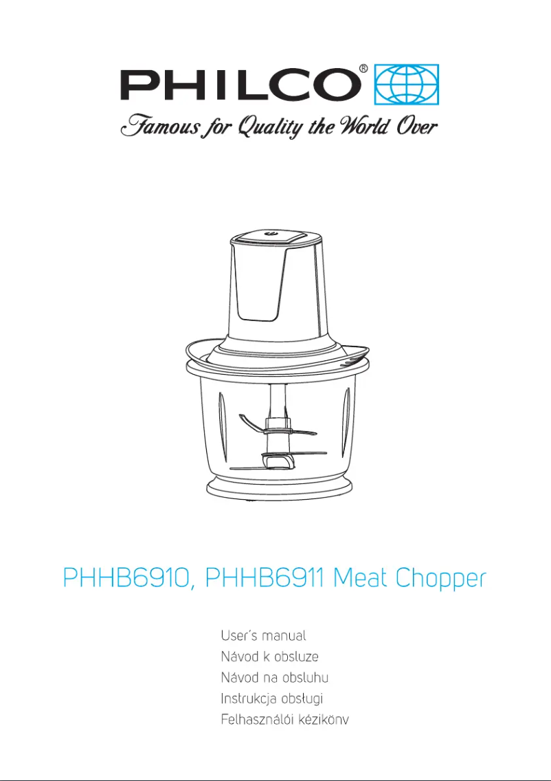 First page image of the manual for PHHB 6910