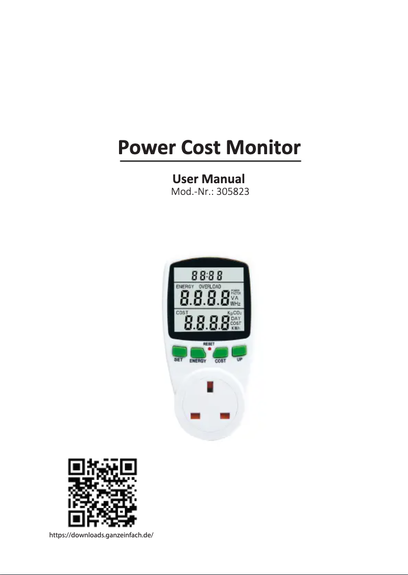 Page 1 of the manual User Manual Arendo 305823