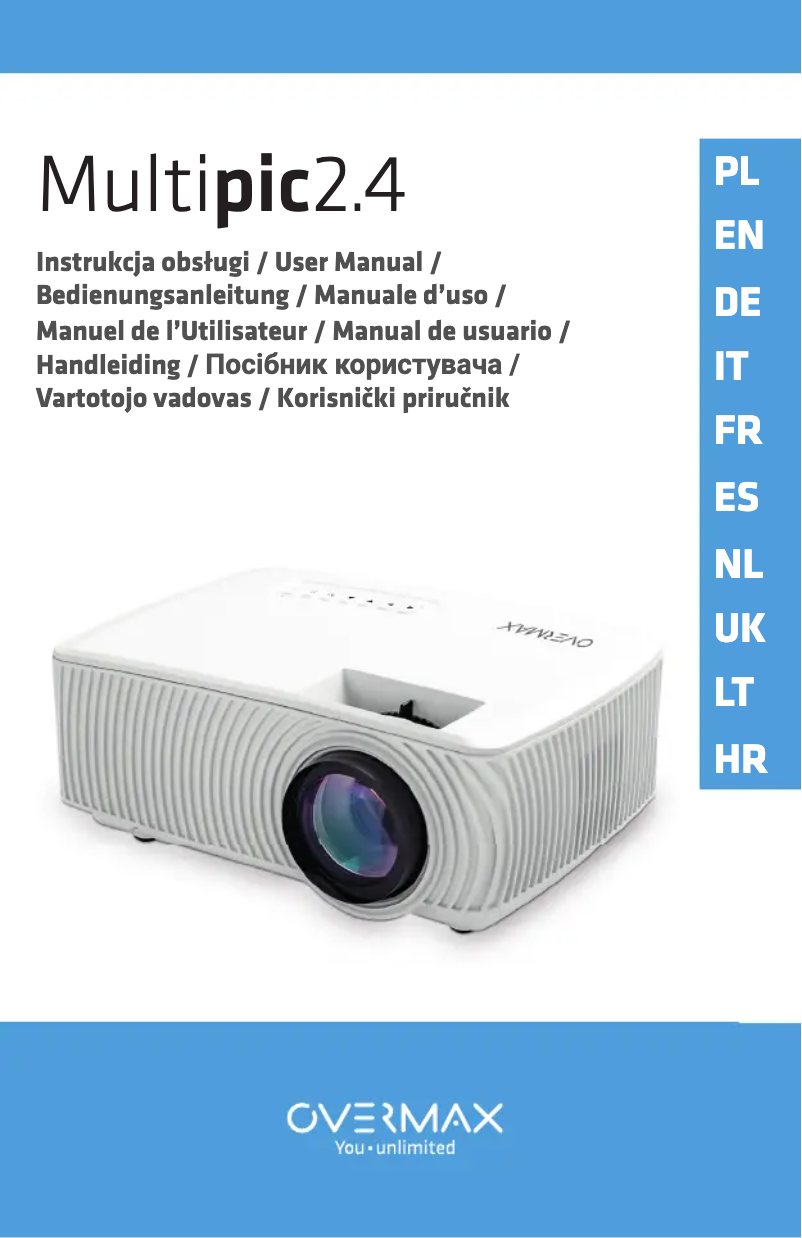 First page image of the manual for Multipic 2.4