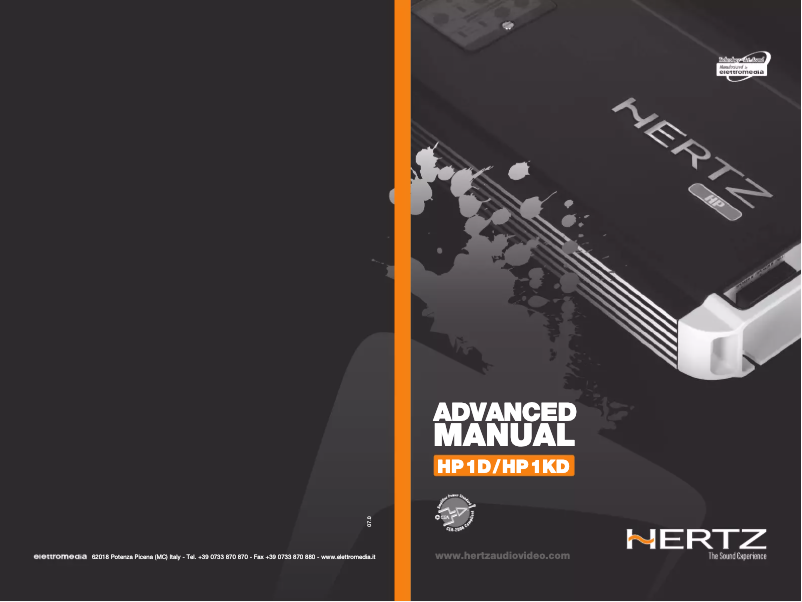 Image de la première page du manuel de l'appareil HP 1 D