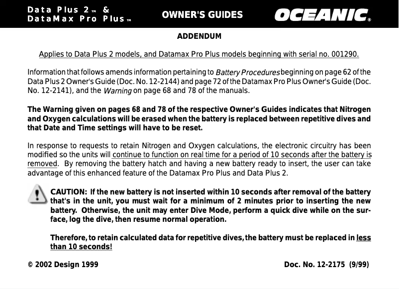 Image de la première page du manuel de l'appareil DataMax Pro Plus