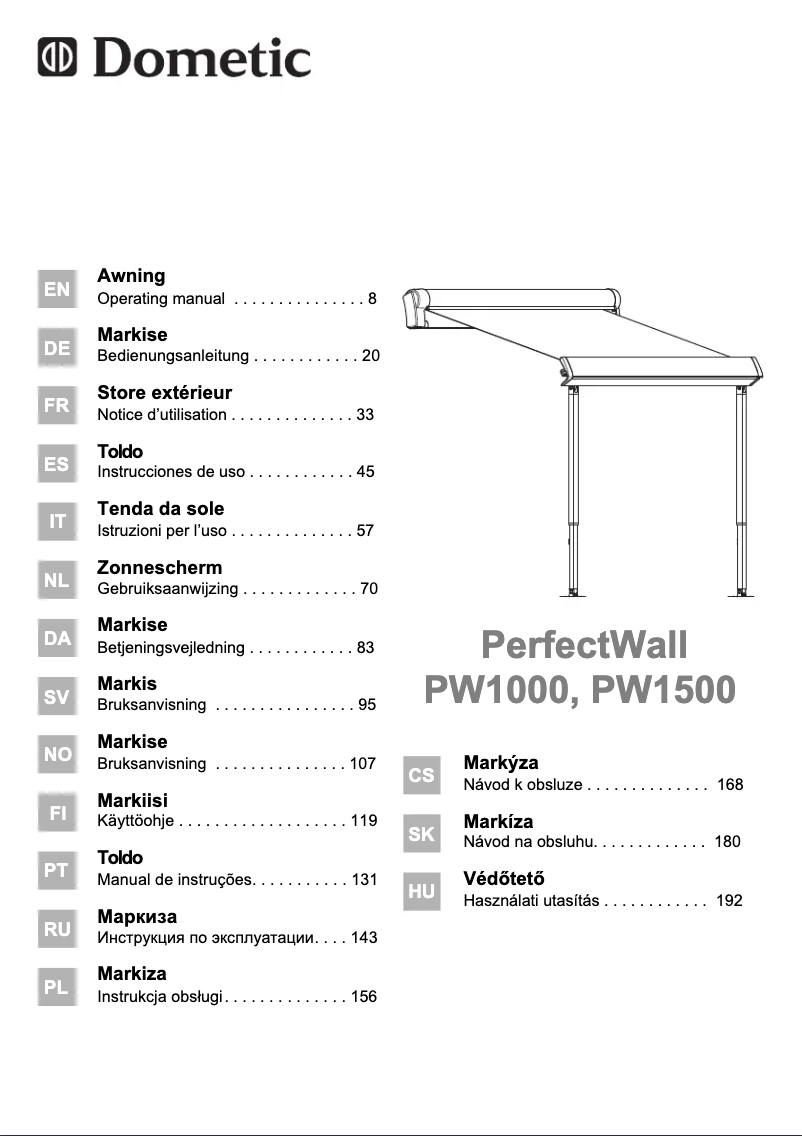 Image de la première page du manuel de l'appareil PerfectWall PW1500