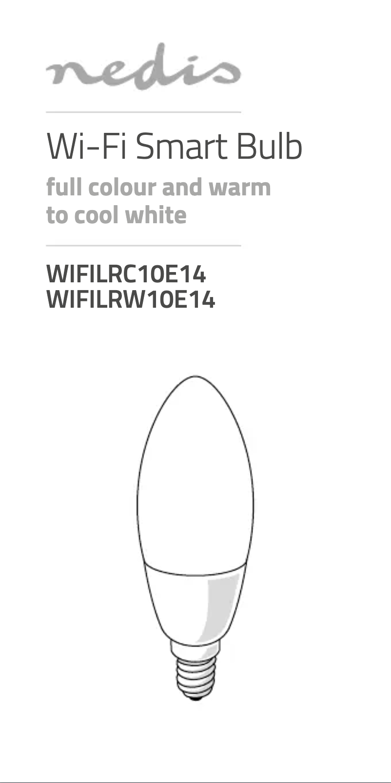 First page image of the manual for WIFILRC10E14