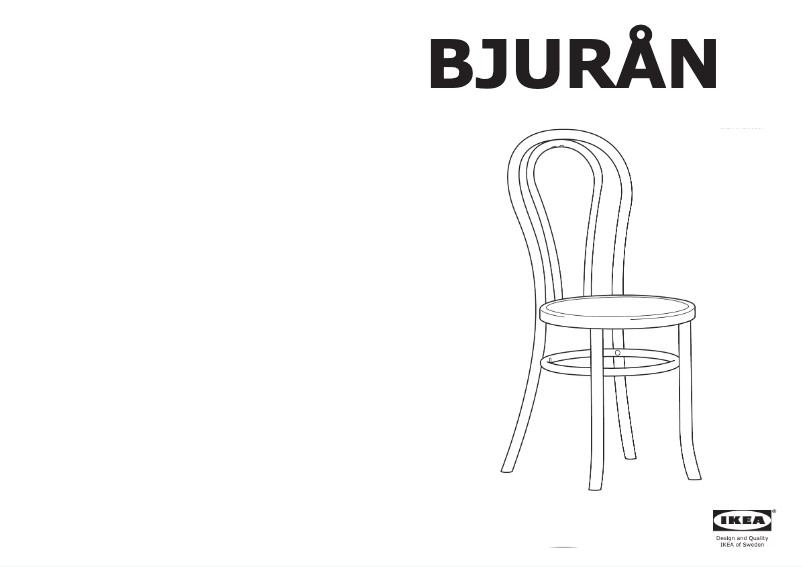 First page image of the manual for Bjuran