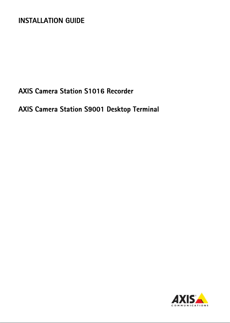 First page image of the manual for S9001