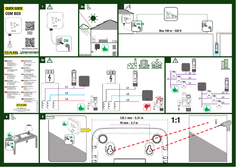 First page image of the manual for DTron 3