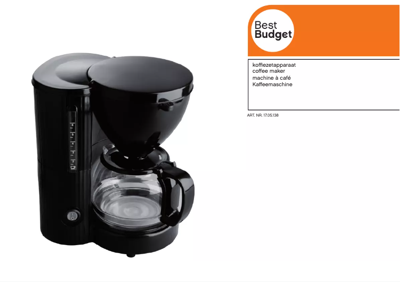 Page 1 of the manual User Manual Best Budget 17.05.138