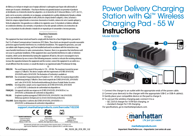 First page image of the manual for 102230