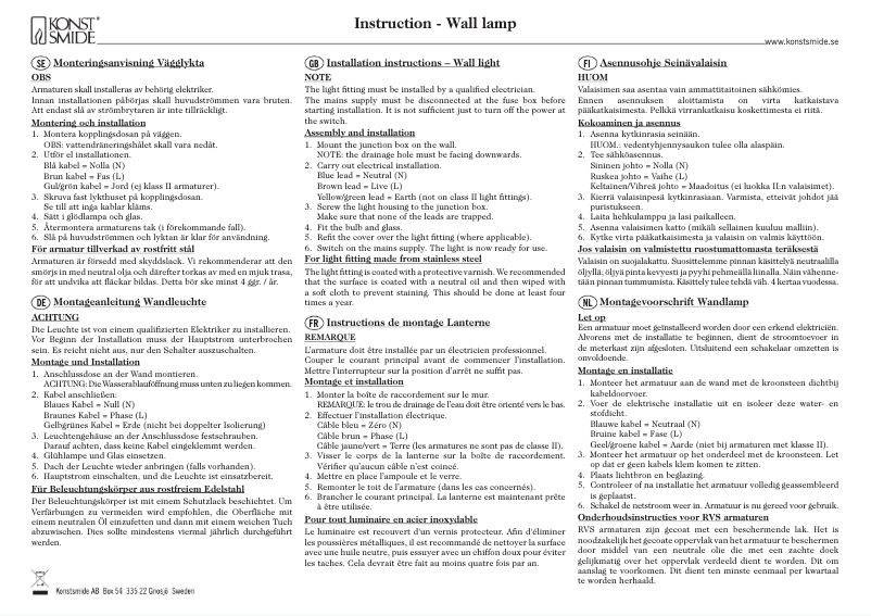 First page image of the manual for Modena