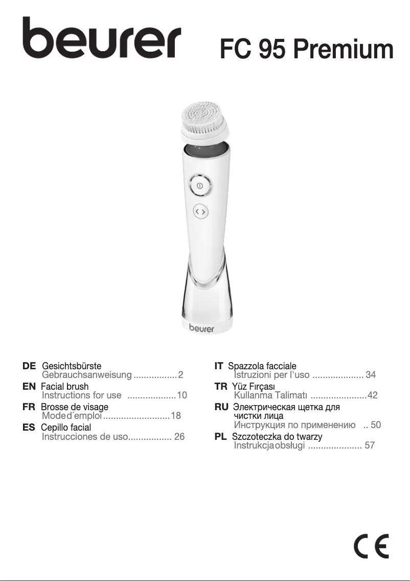 Page 1 of the manual User Manual Beurer FC 95
