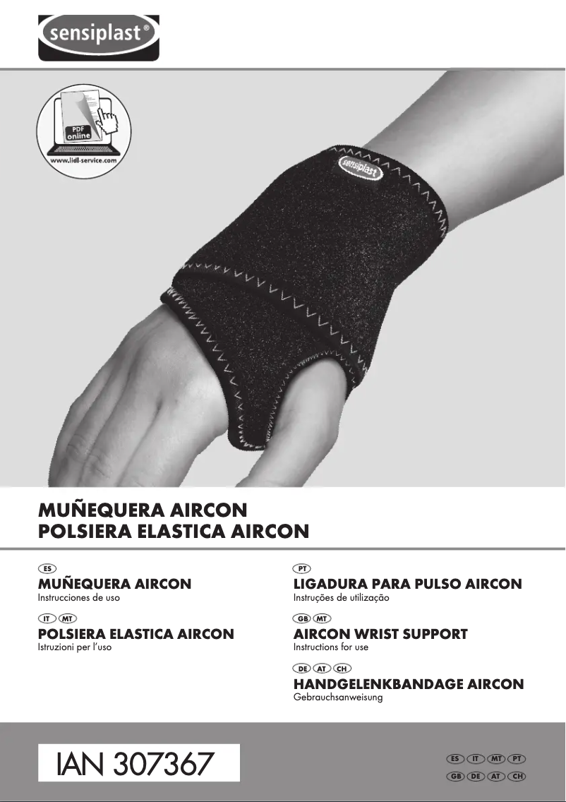 First page image of the manual for IAN 290302