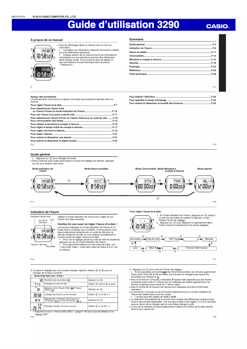 First page image of the manual for Baby-G BGD-560