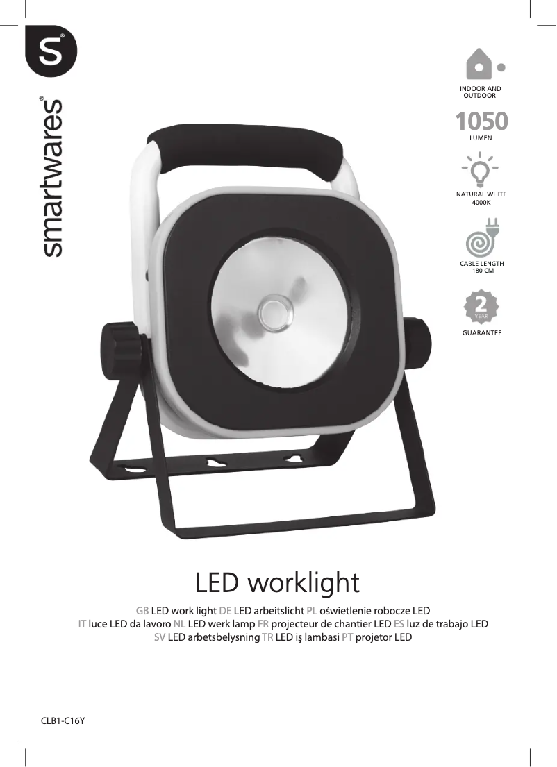 First page image of the manual for CLB1-C16Y