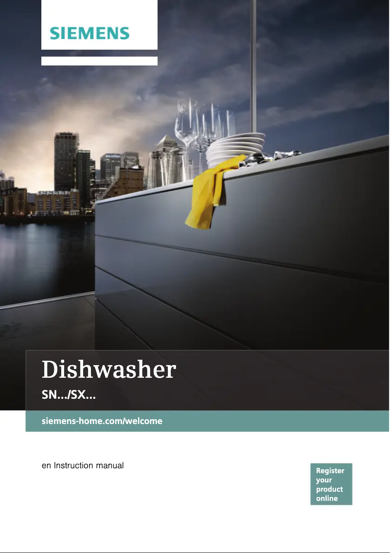 Page 1 of the manual User Manual Siemens SN436S04KS