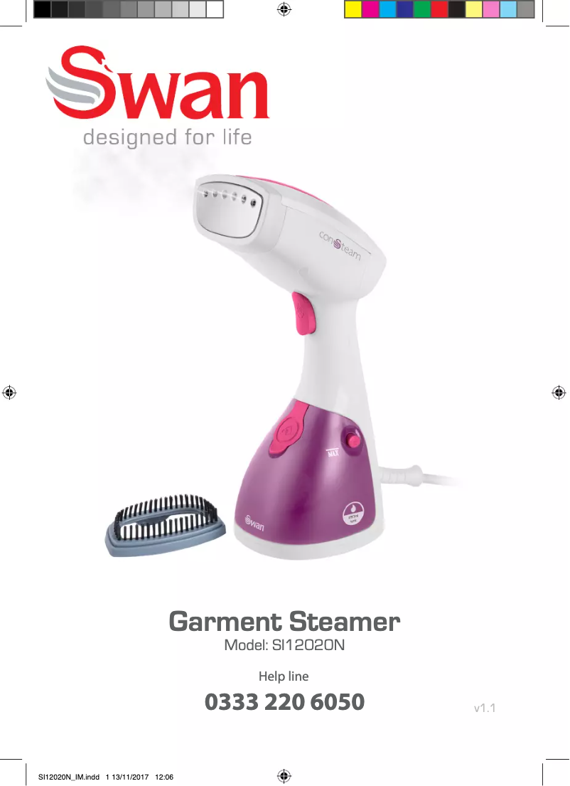 First page image of the manual for SI12020N