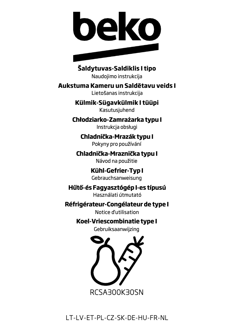 First page image of the manual for Elite 500 ODD