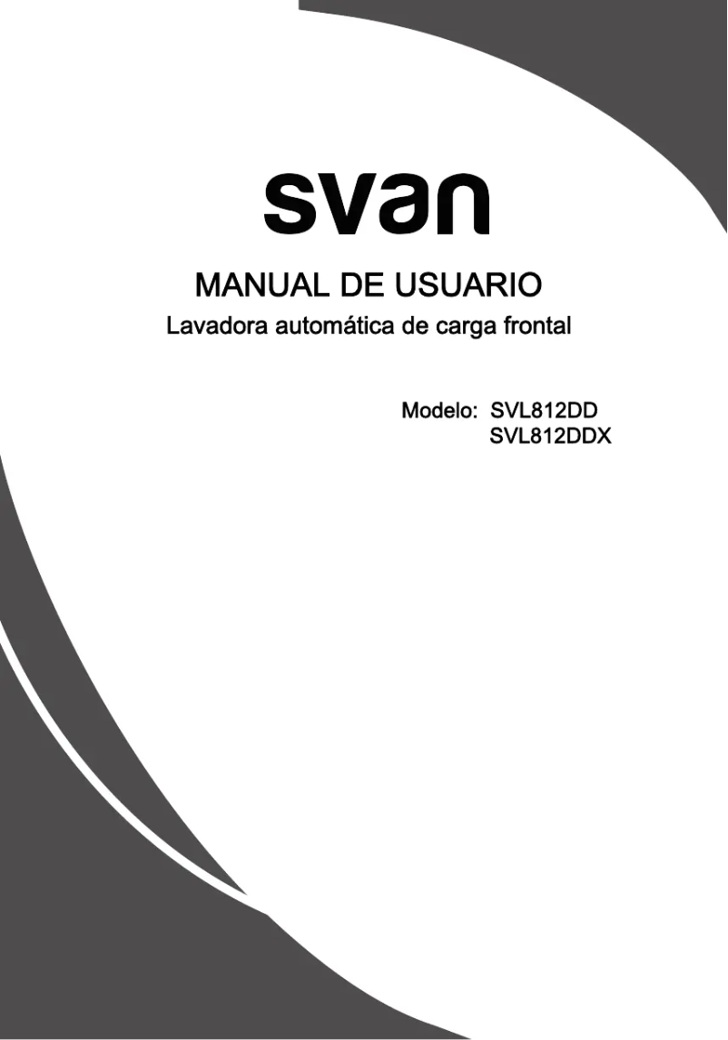 First page image of the manual for SVL812DDX