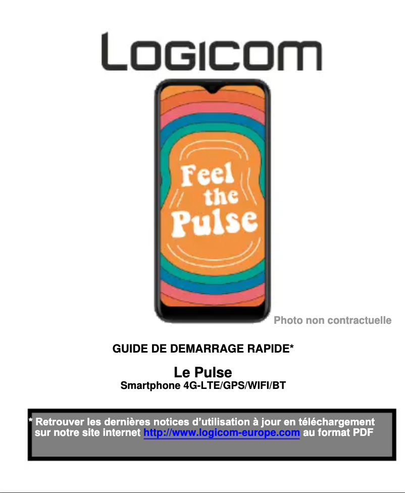Page 1 of the manual User Manual Logicom Le Pulse