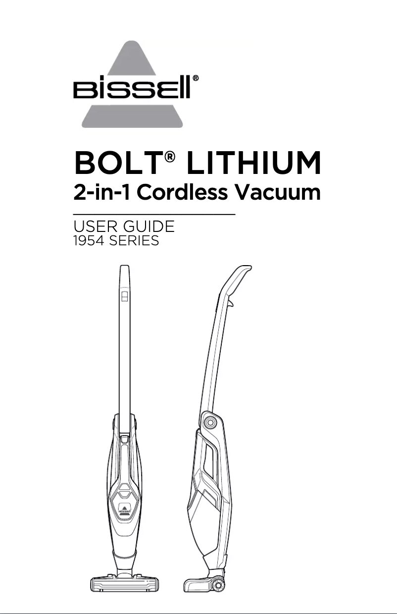 Page 1 of the manual User Manual Bissell # 1954