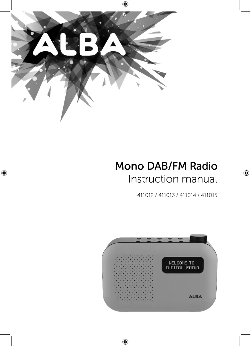 Image de la première page du manuel de l'appareil 411013