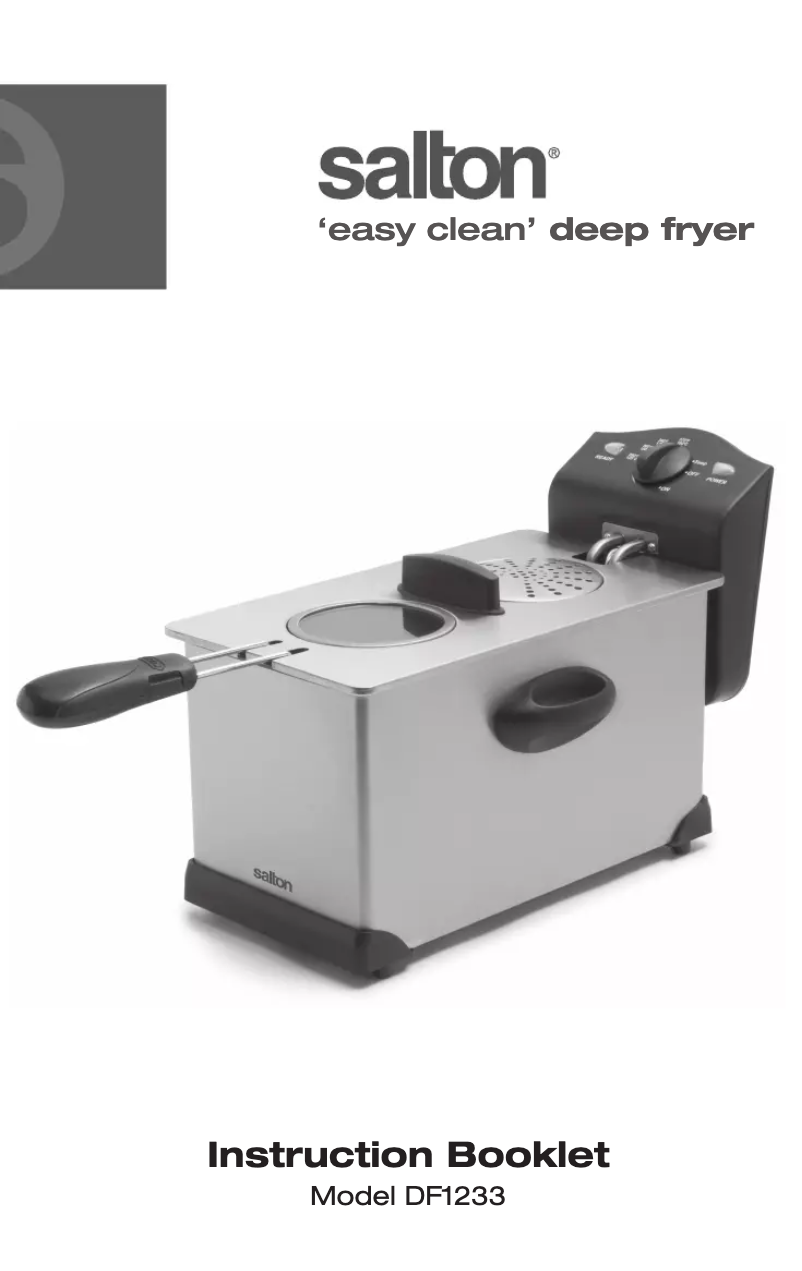 First page image of the manual for DF1233