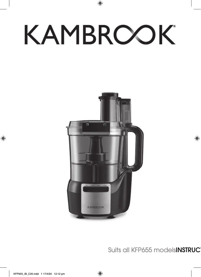 Page 1 of the manual User Manual Kambrook Snap & Seal KFP655