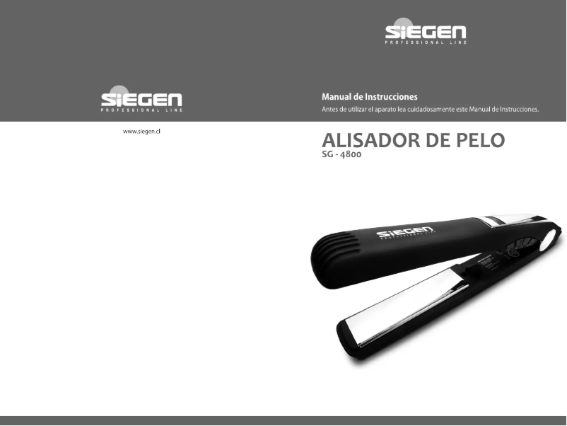 First page image of the manual for SG-4800