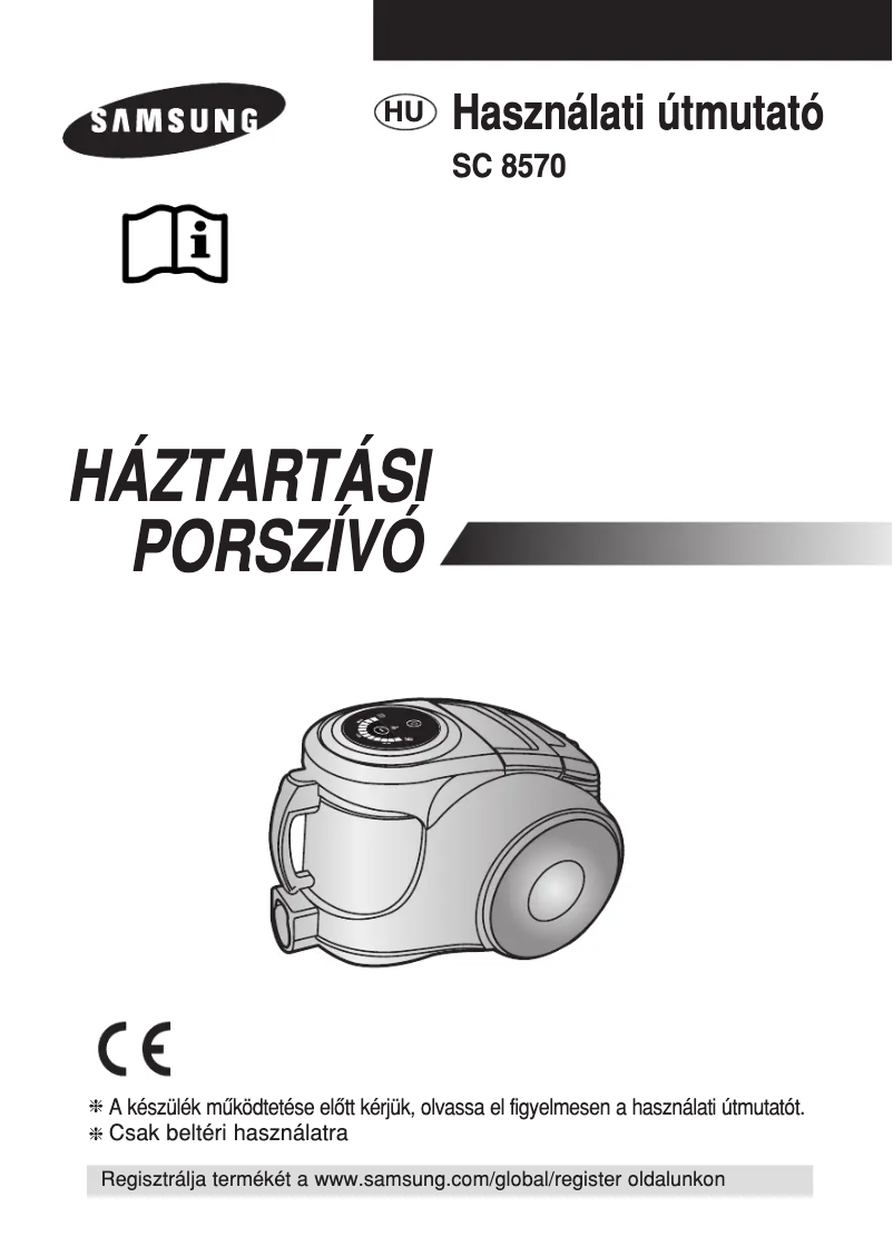 Page 1 of the manual User Manual Samsung SC8570