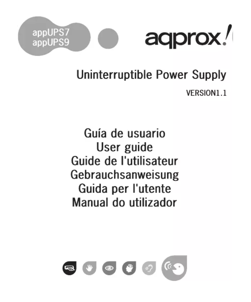 Page 1 of the manual User Manual Approx APPUPS9