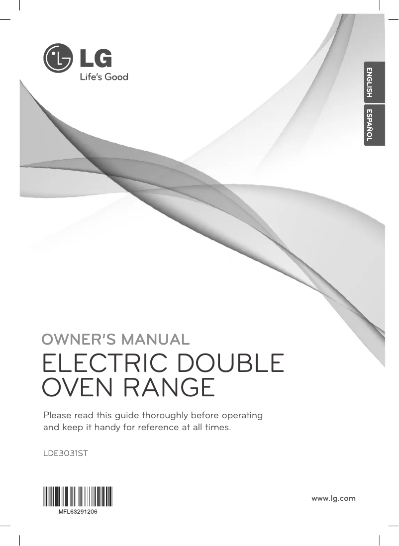 Page 1 of the manual Use and Maintenance Manual LG LDE3031ST