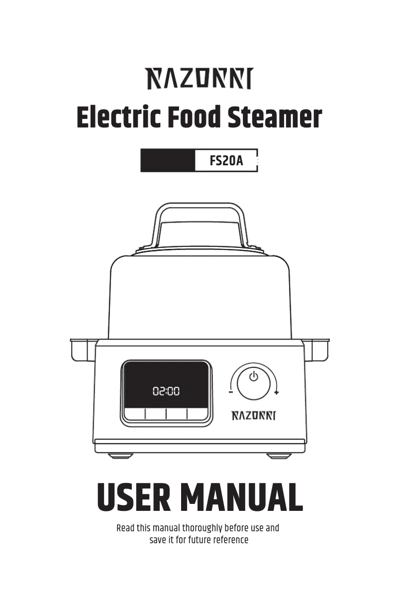 Page 1 of the manual User Manual Razorri FS20A
