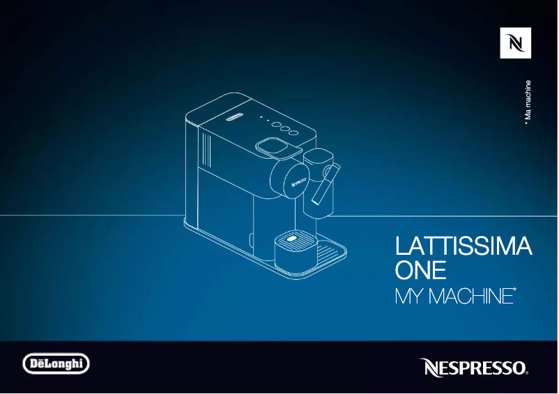 Page 1 of the manual User Manual DeLonghi Nespresso Gran Lattissima EN650