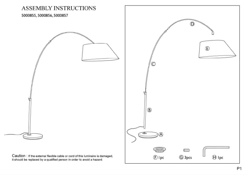 Image de la première page du manuel de l'appareil Arc
