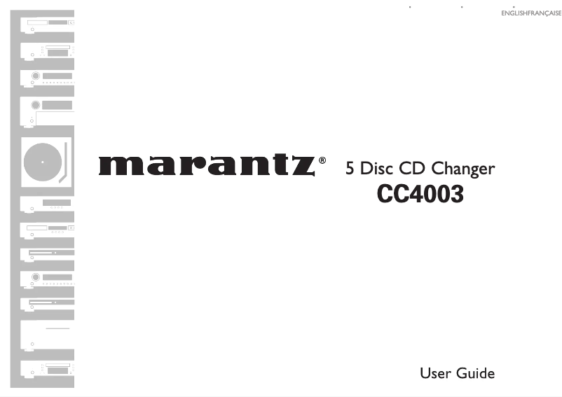 First page image of the manual for CC4003